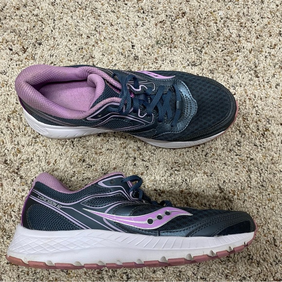 Saucony Shoes - Saucony Cohesion 12  sneakers womens size 7 blue purple
